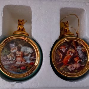 Kitten Christmas ornament